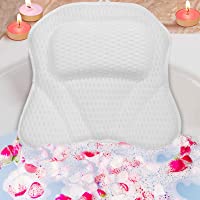 Los mejores  - Hossejoy Almohada cervical de lujo para bañera- cojín cervical óptimo- cojín para el cuello- almohada para la bañera…